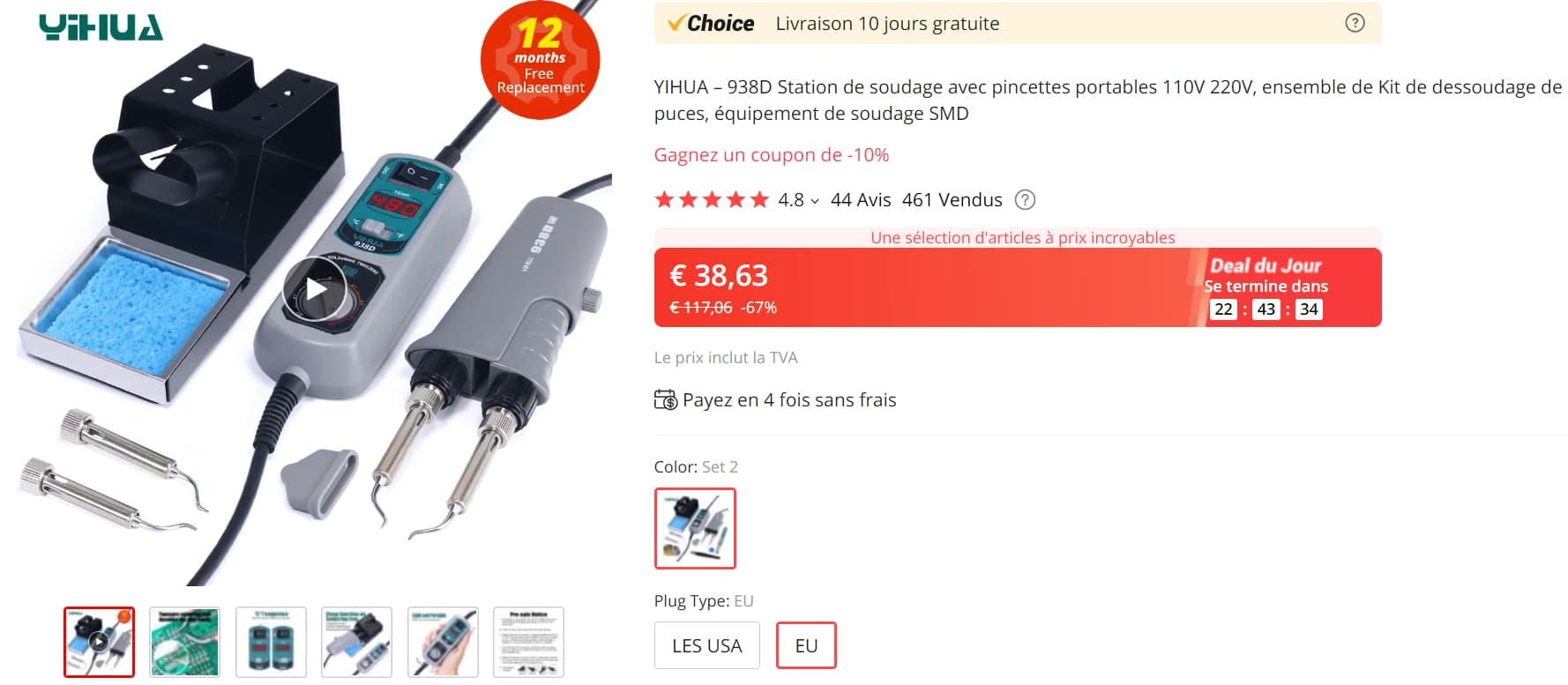 Alésoir Portable Pour Tuyaux PVC - Taille 5,1 Cm - Lames En Alliage - Pour Plomberie Et Expansion De Tuyaux