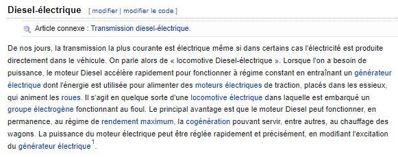 diesel electrique