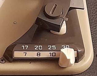 Bouton levage auto du bras