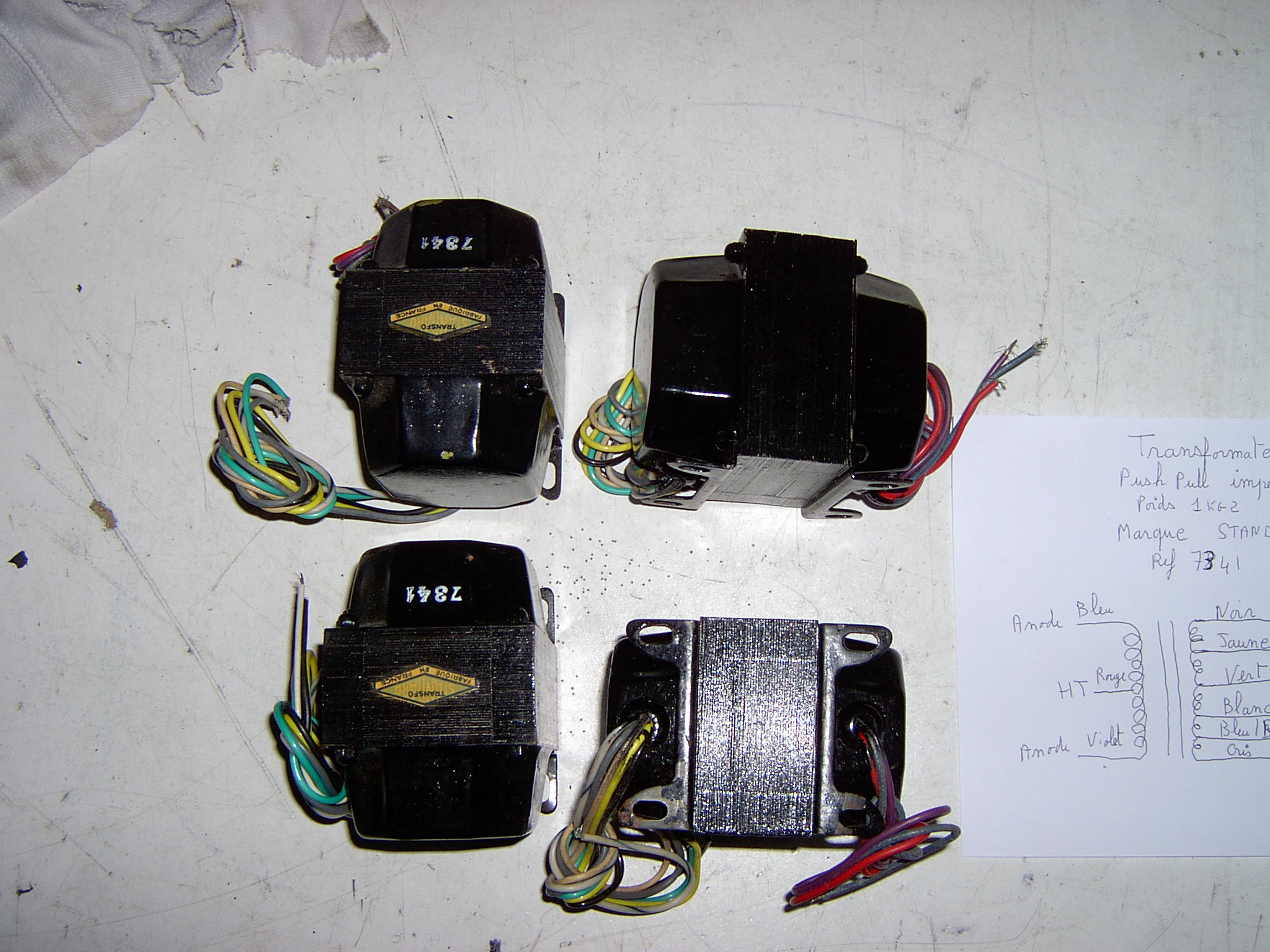 Transformateur De Sortie ESCO Pour Ampli Push-Pull KT88 – Neuf