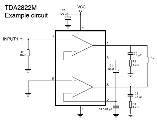 TDA2822M-example-circuit