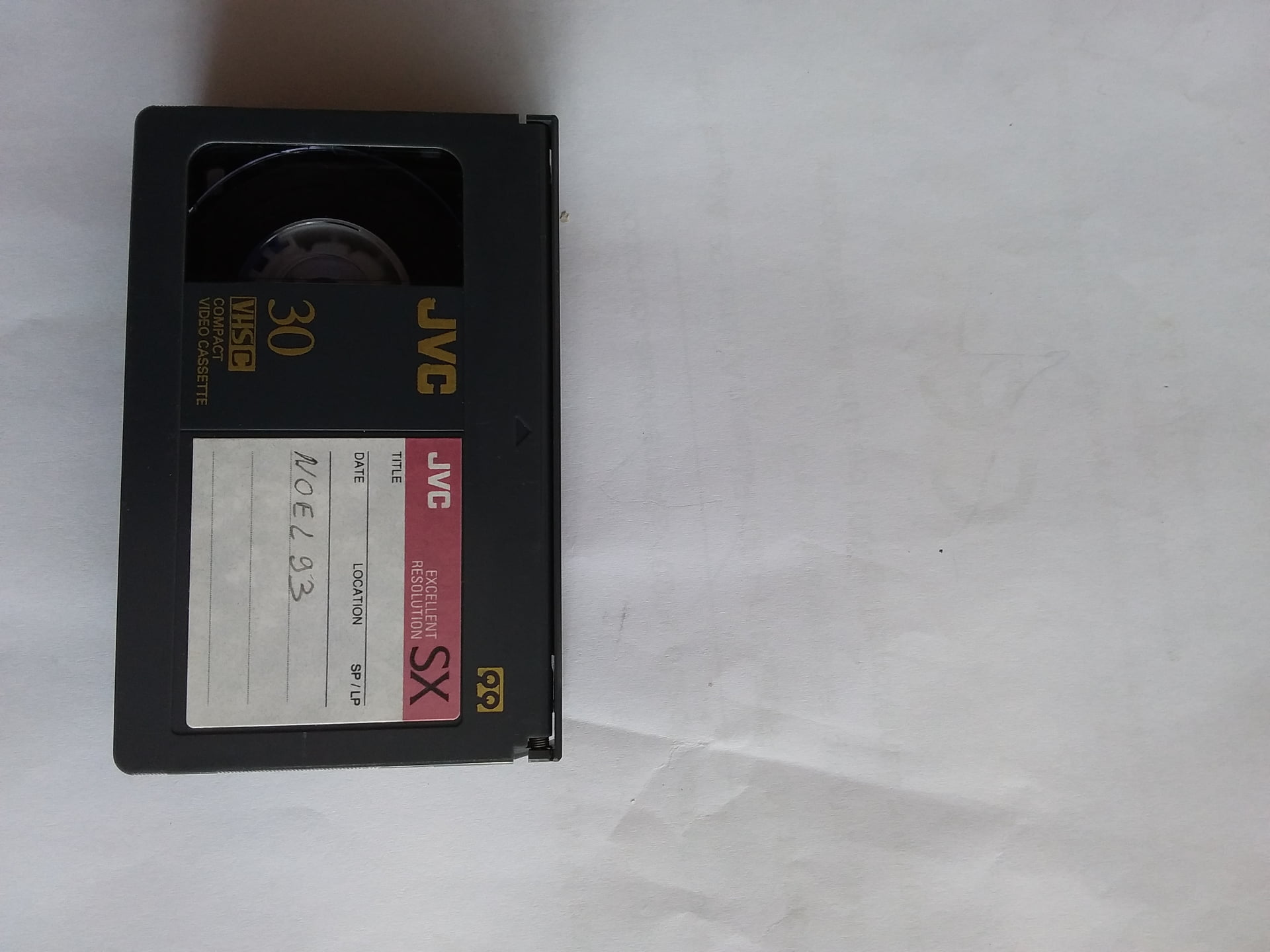 Cassette video VHS-C - Télévision/vidéo - Forum Retrotechnique