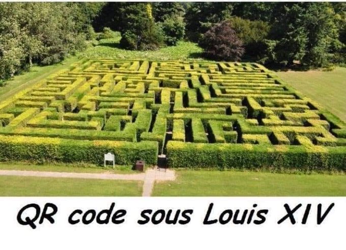 QR Code sous Louis XIV