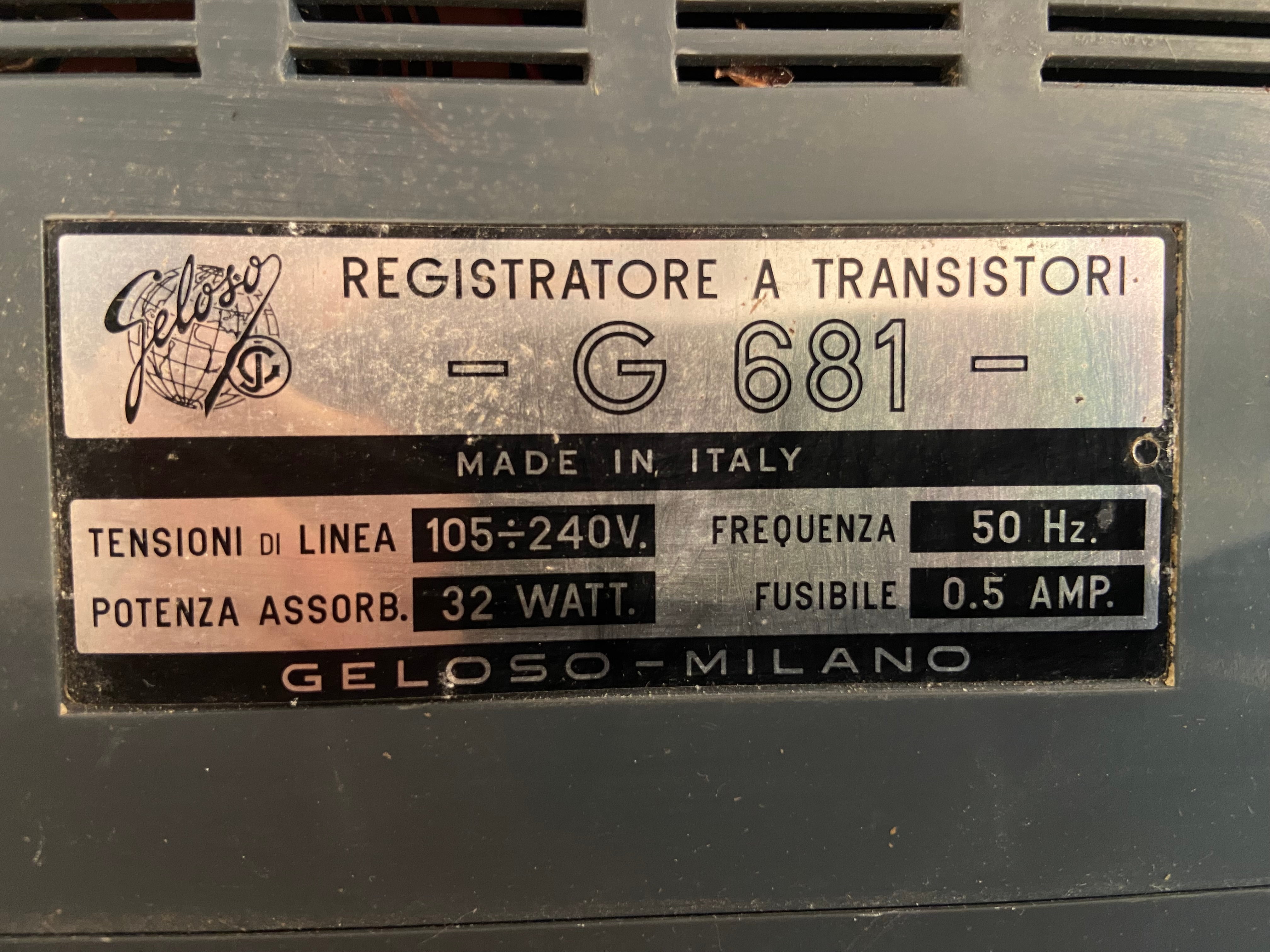 Petit magn?�to GELOSO - Troc - Forum Retrotechnique