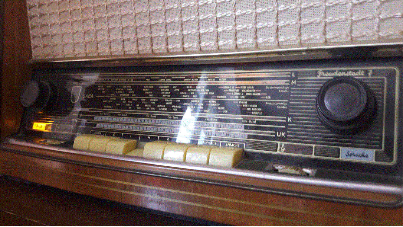 1 Taste Röhrenradios Saba piano key Saba genaues Modell leider unbekannt 