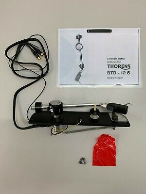 RARE-THORENS-DTB-12-S-restauré-tonearm-utilisé