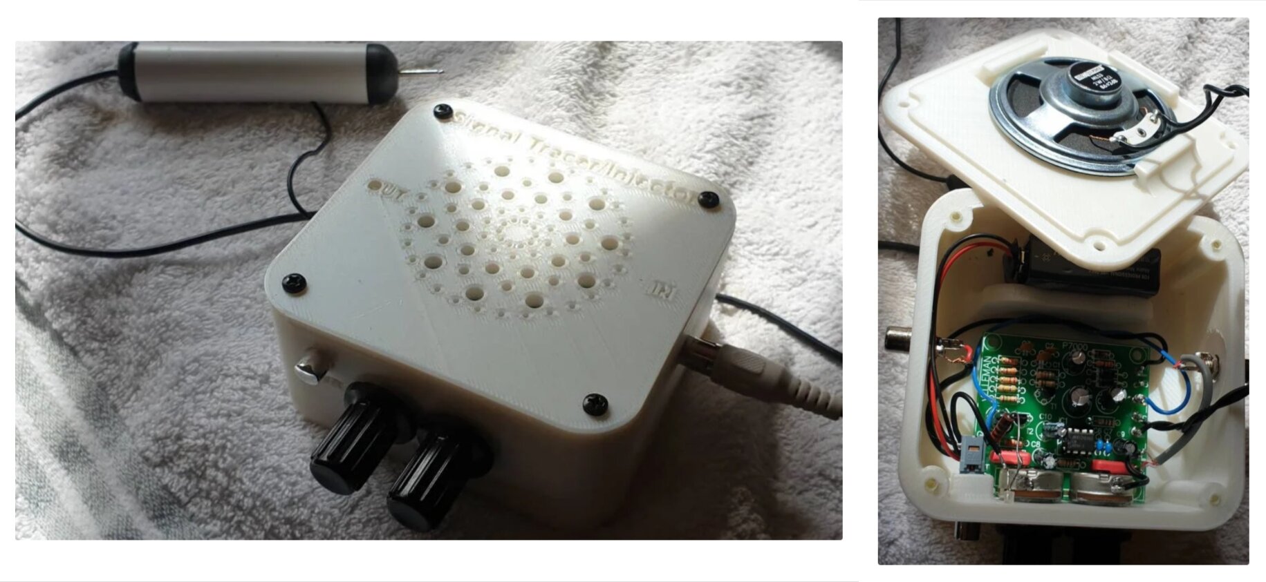 Boitier imprimé en 3D pour signal tracer Velleman K7000 Salon Forum