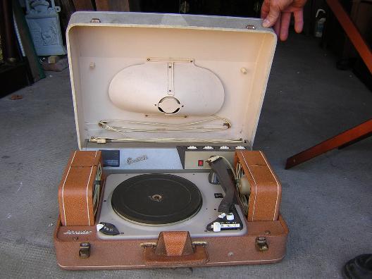 Électrophone Schneider SX 5200 - Tourne-disque Stéréo Vintage (occasion, Fonctionnel)