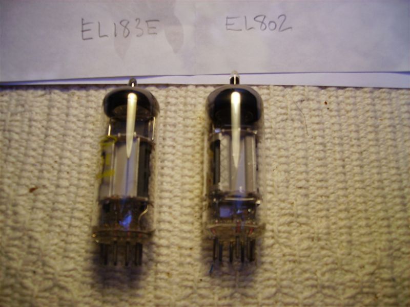 Tube électronique EL183P RTC NOS (New Old Stock) - Lot 1 Pièce - Type Pentode - Neuf Emballé
