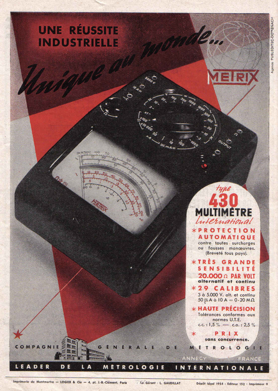 Multimètre METRIX MX462 - [REGLE] - Technique - Forum Retrotechnique