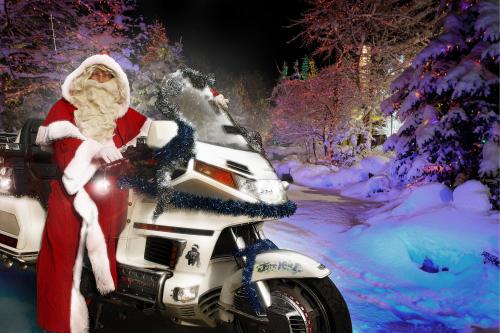 PERE NOEL MOTARD