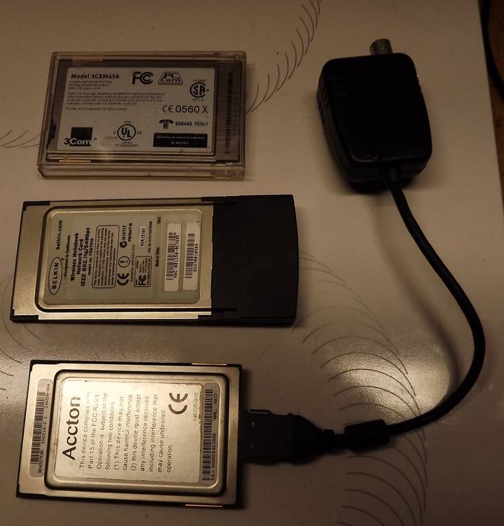 Don Cartes Pcmcia Modem Carte R Seau Carte Wifi Troc Forum Retrotechnique