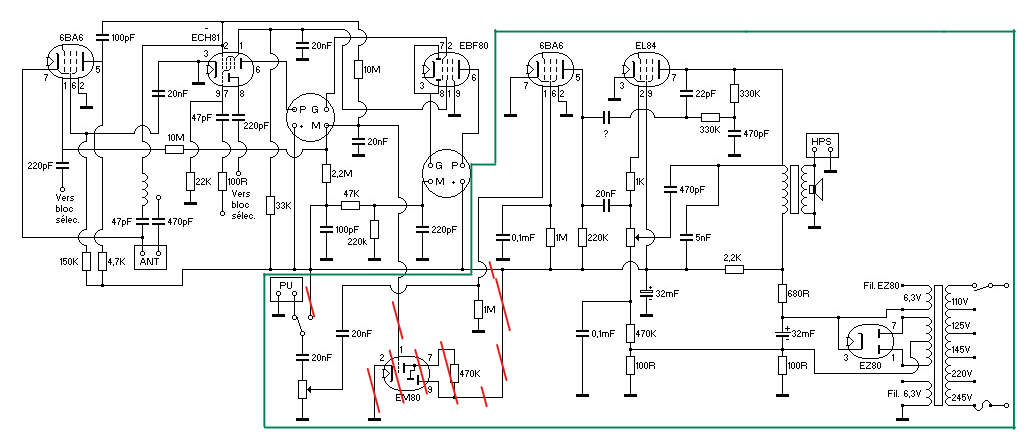 Restauration & conversion d'un poste Général Radio R32 - Page 3 ...