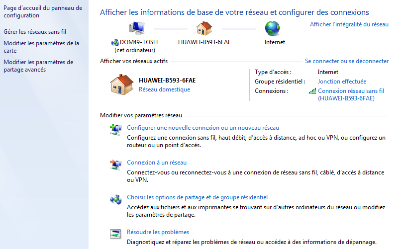 Information base réseau