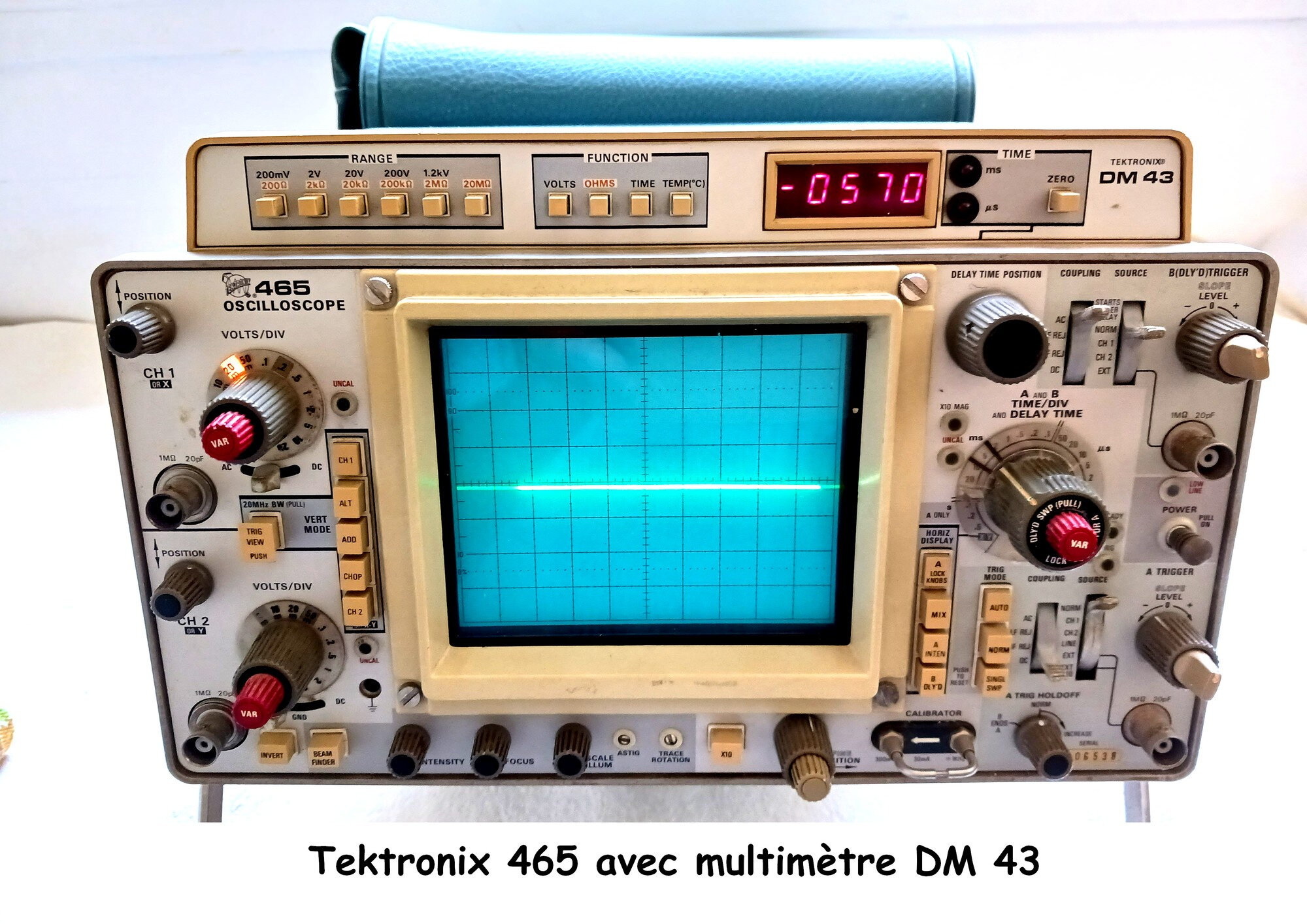 Osciloscope Tektronix 465 avec multimètre DM 43 - Troc - Forum ...