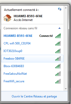 Connection Huawei