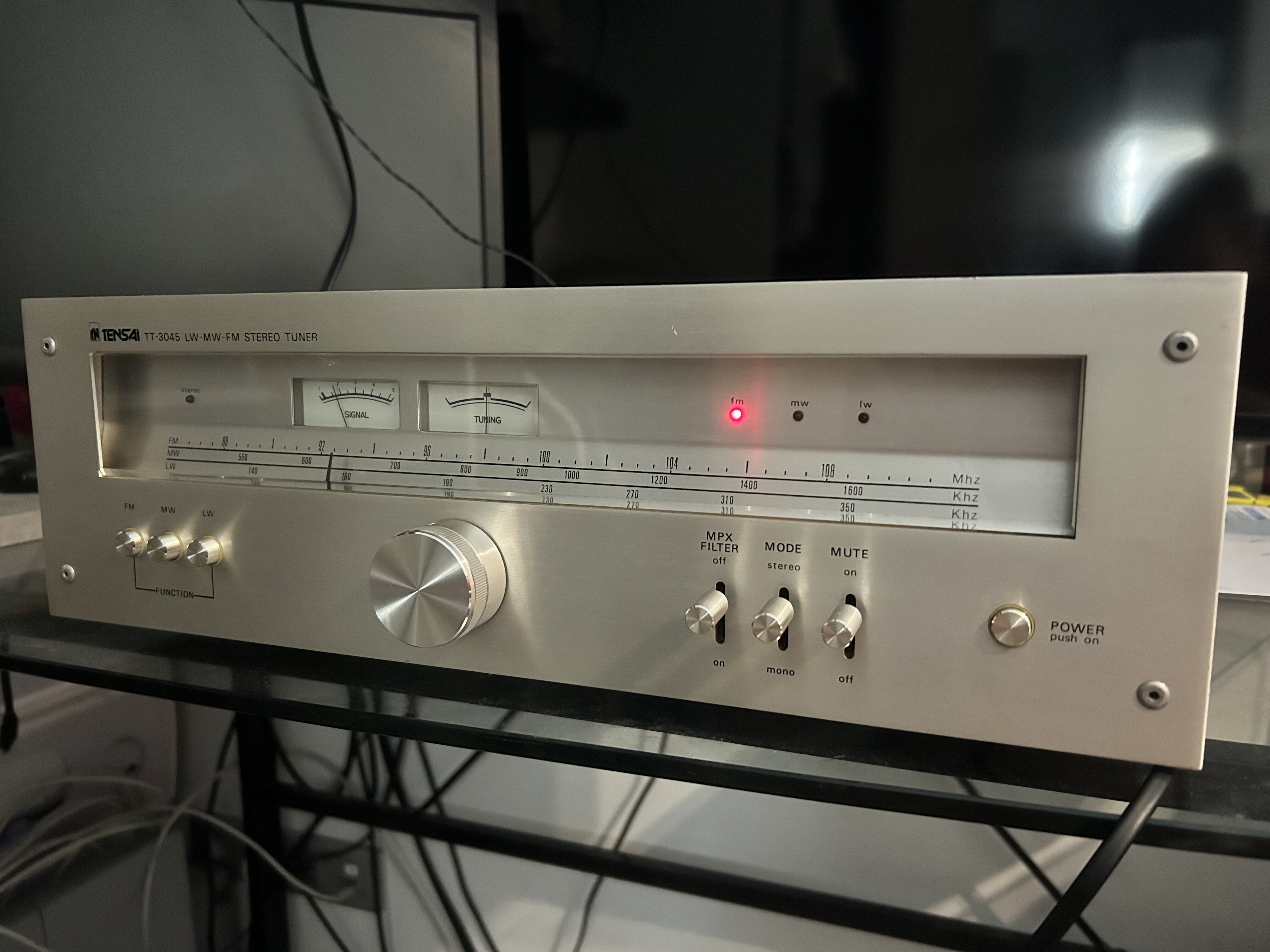 Tuner vintage TENSAI TT-3345, stéréo, FM/MW/LW (476) (Gebraucht) in la Chaux-de-Fonds für CHF 15