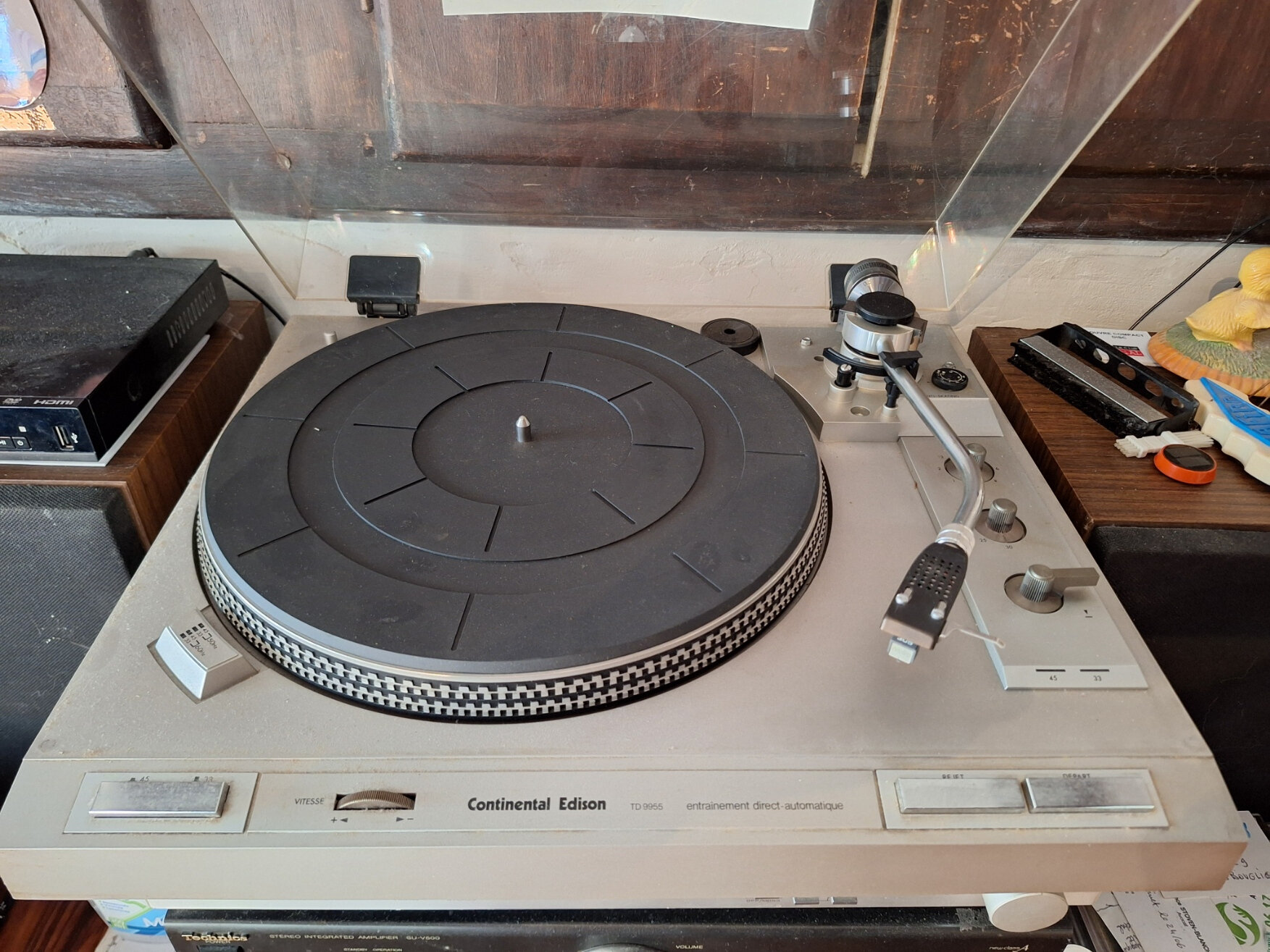 Platine Vinyle Continental Edison 9752 - Direct Drive - Made In Japan 1977