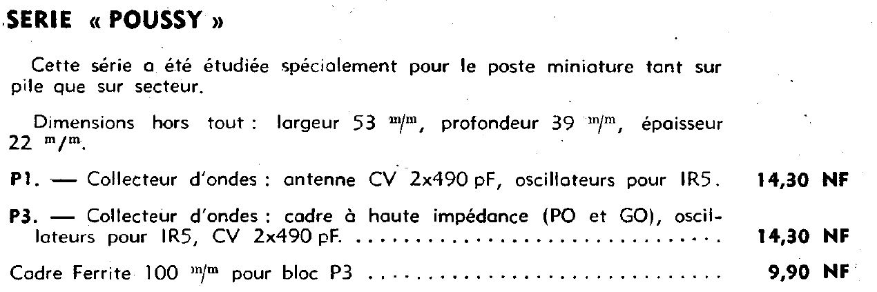 Caractéristiques