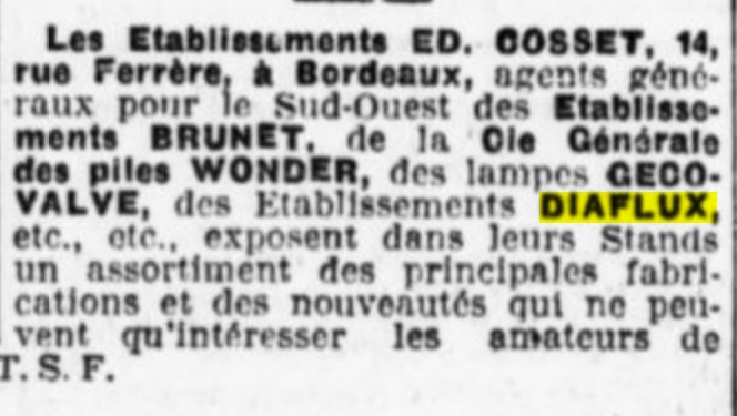 La France de Bordeaux et du Sud-Ouest, 26 octobre 1930