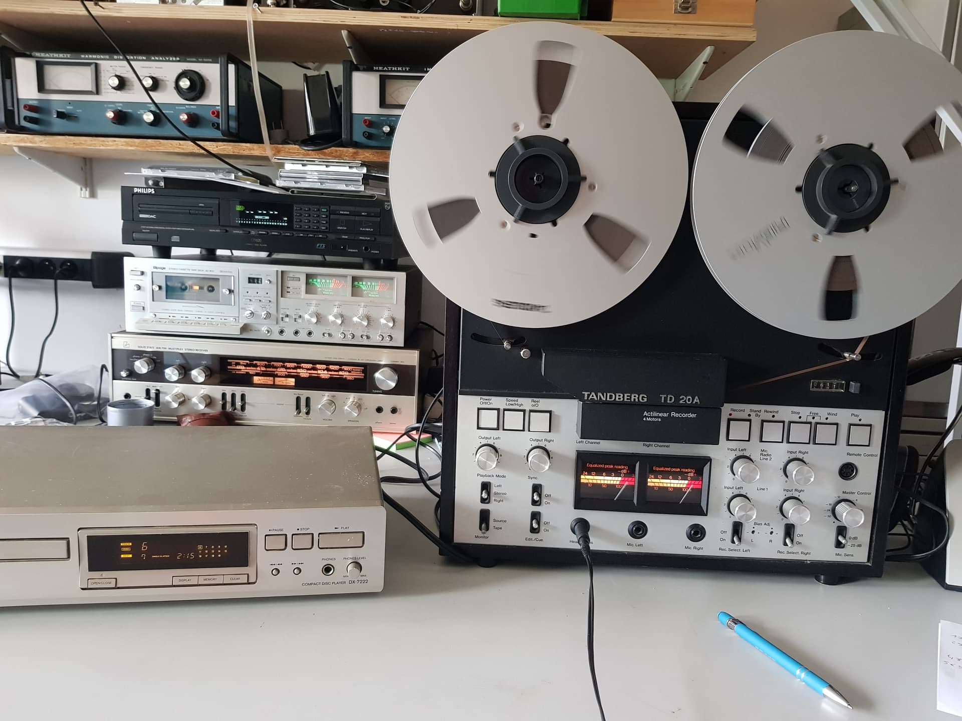 2 Têtes de lectures pour revox A77-B77 2 pistes