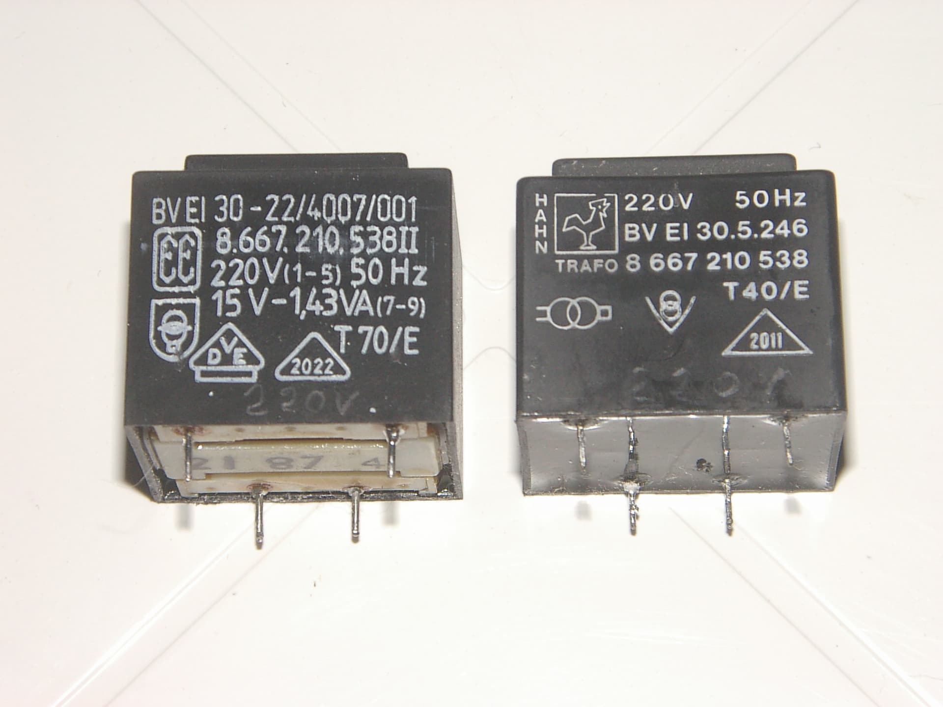 Paire De Transformateurs De Sortie Vintage Olsen Akrad T-92, Années 50, NOS (neufs De Stock)