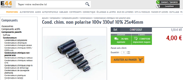 Condo. non polarisé